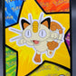 Pokémon: Meowth The Movie Sticker & Puzzle Card 2