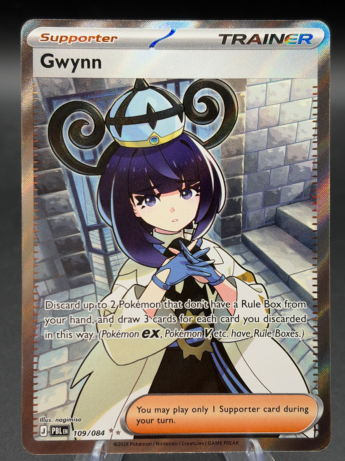 Pokémon TCG: 2026 Gwynn - 109/084 - ME05: Pitch Black
