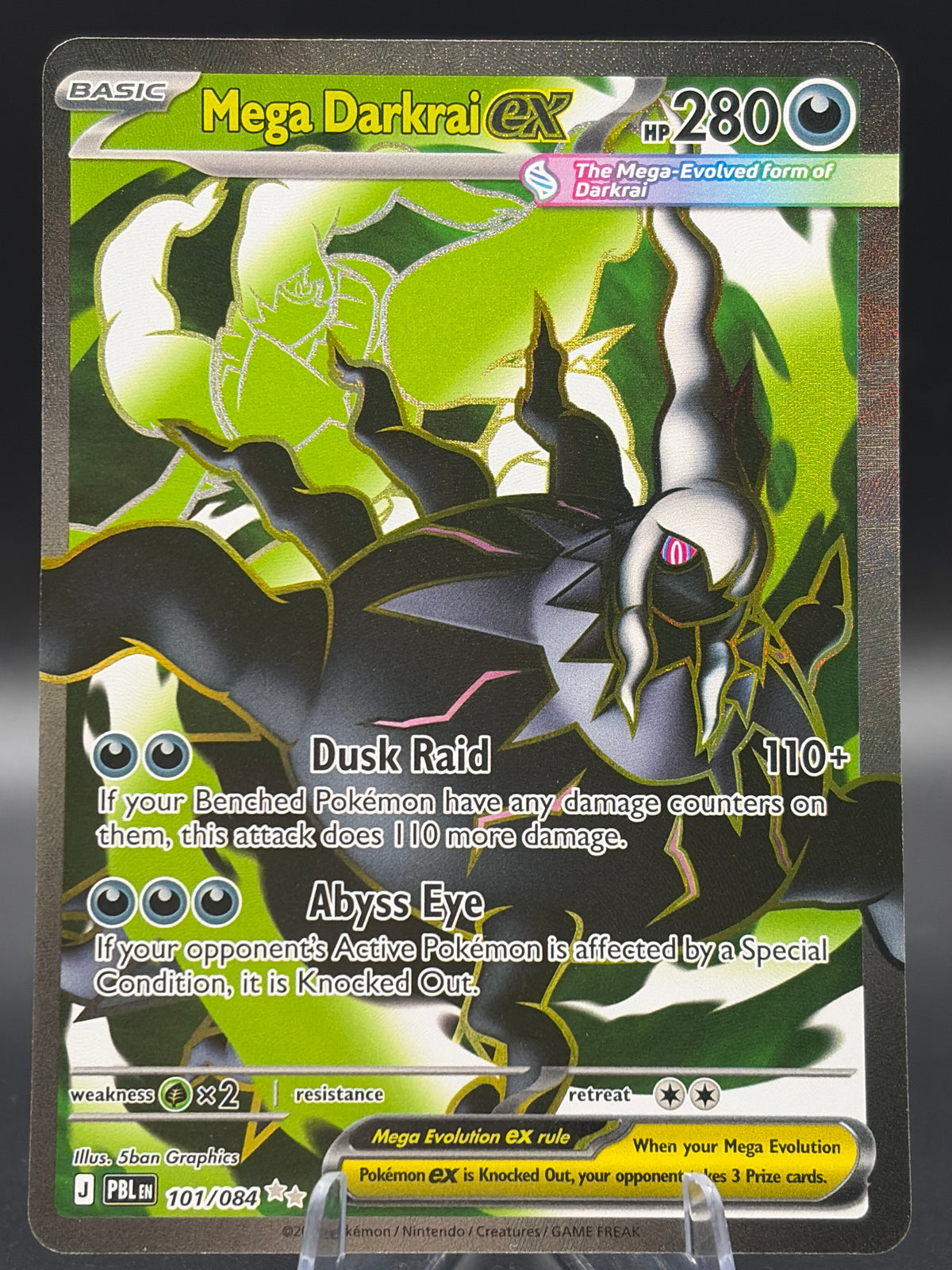 Pokémon TCG: 2026 Mega Darkrai ex - 101/084 - Pitch Black