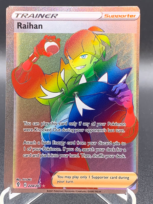 Pokémon TCG: 2021 Raihan 224/203 SWSH: Evolving Skies