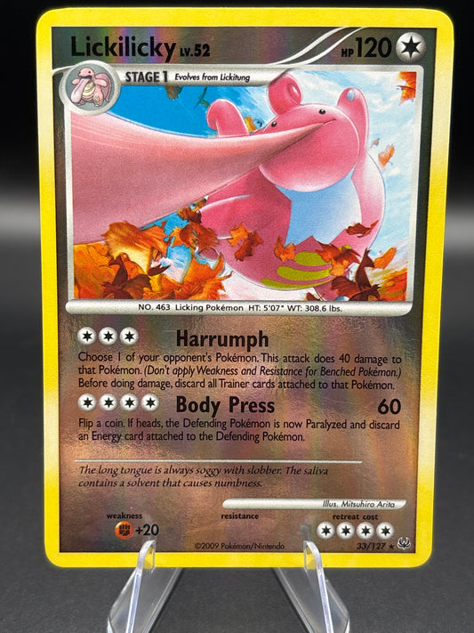 Pokémon TCG: 2009 Lickilicky 33/127 Platinum Reverse Holo