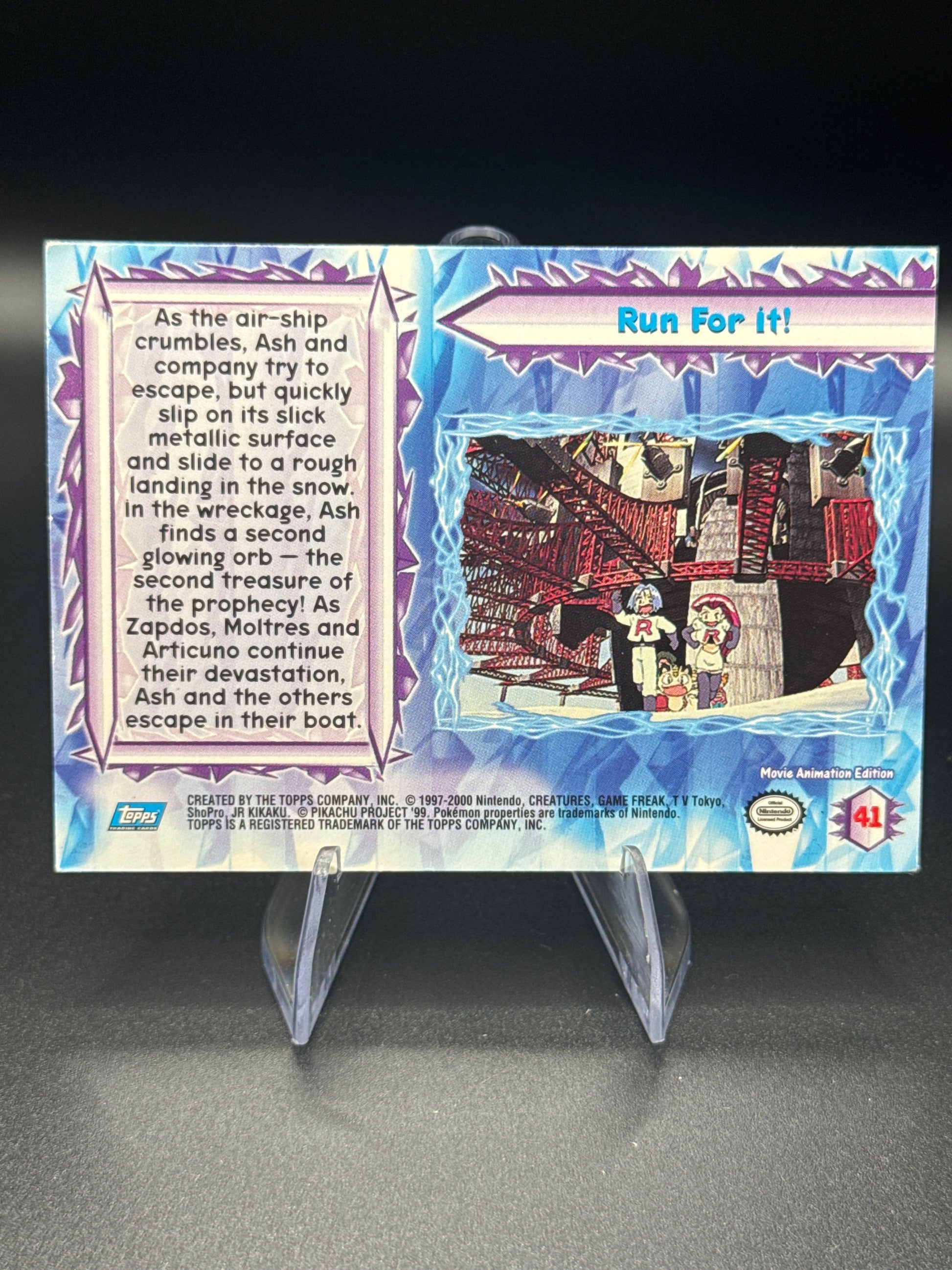 Pokmon TCG: 2000 Run For it! #41 Topps Pokmon Movie Epic Trading Collectibles Pokmon TCG: 2000 Run For it! #41 Topps Pokmon Movie Epic Trading Collectibles