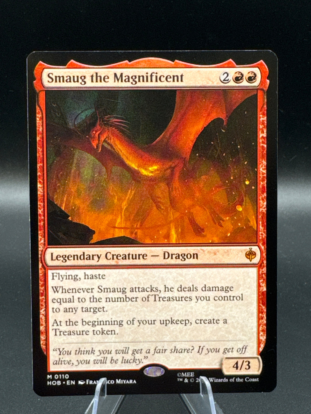 Magic The Gathering: 2026 Smaug the Magnificent - 0110 - The Hobbit (HOB)