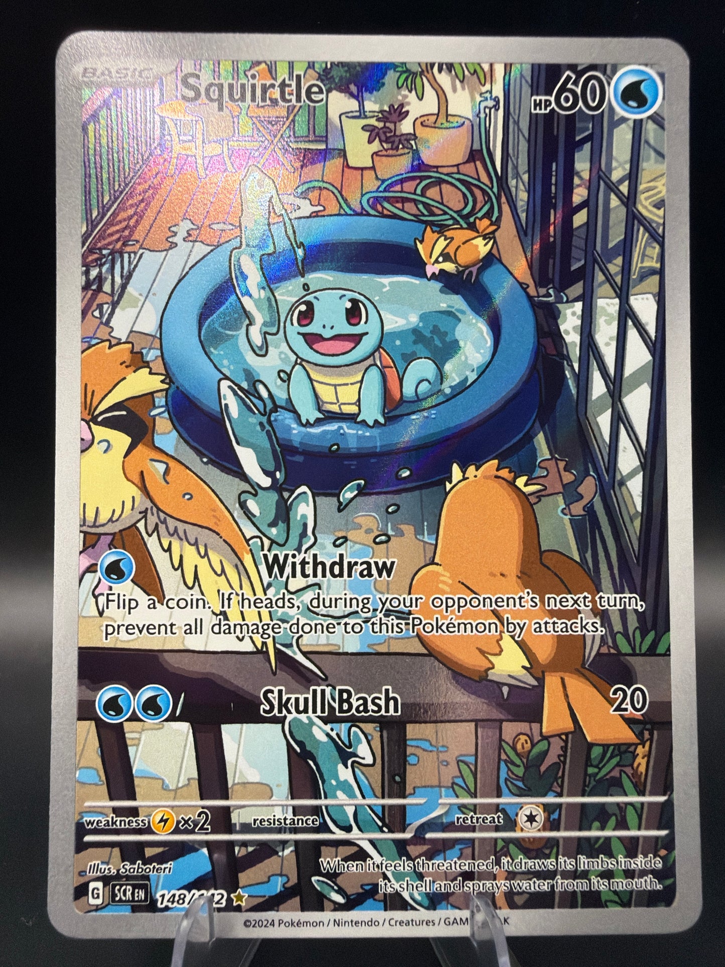 Pokémon TCG: 2024 Squirtle - 148/142 - S&V: Stellar Crown