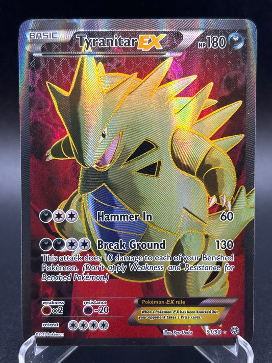 Pokémon TCG: 2015 Tyranitar EX 91/98 XY: Ancient Origins