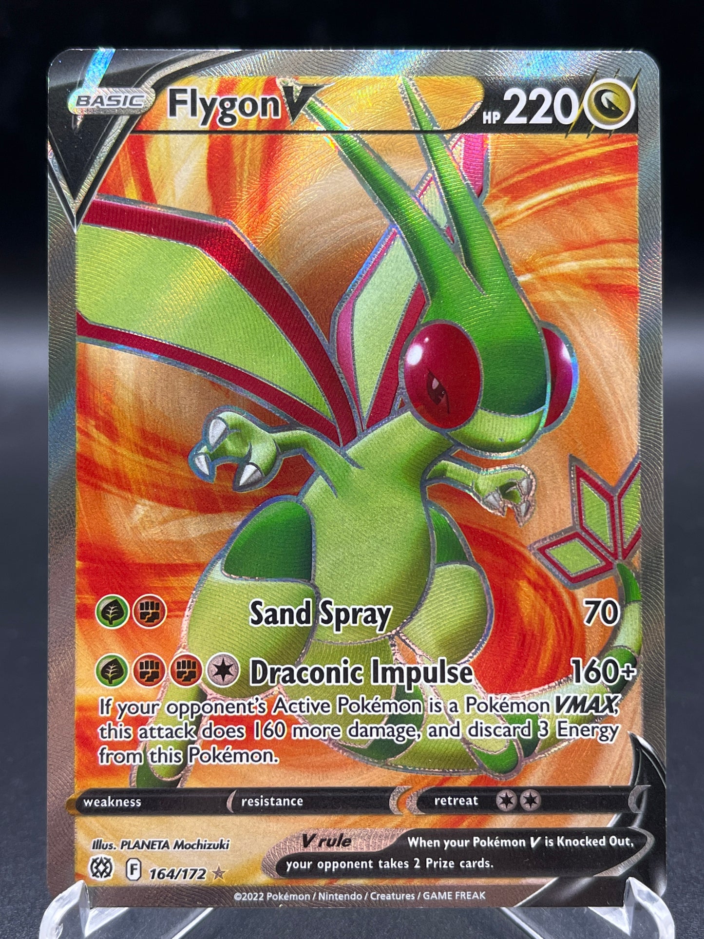 Pokémon TCG: 2022 Flygon V 164/172 SWSH: Brilliant Stars