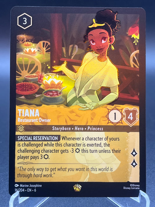 Lorcana TCG: Tiana Restaurant Owner 16/204 Azurite Sea