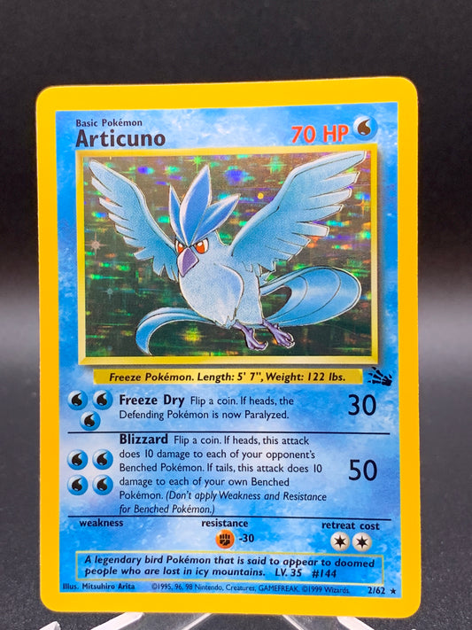 Pokémon TCG: 1999 Articuno 2/62 Fossil Holo