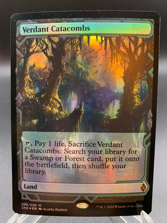 MTG TCG: Verdant Catacombs Foil 008/030 ZNE: Zendikar Rising Expeditions