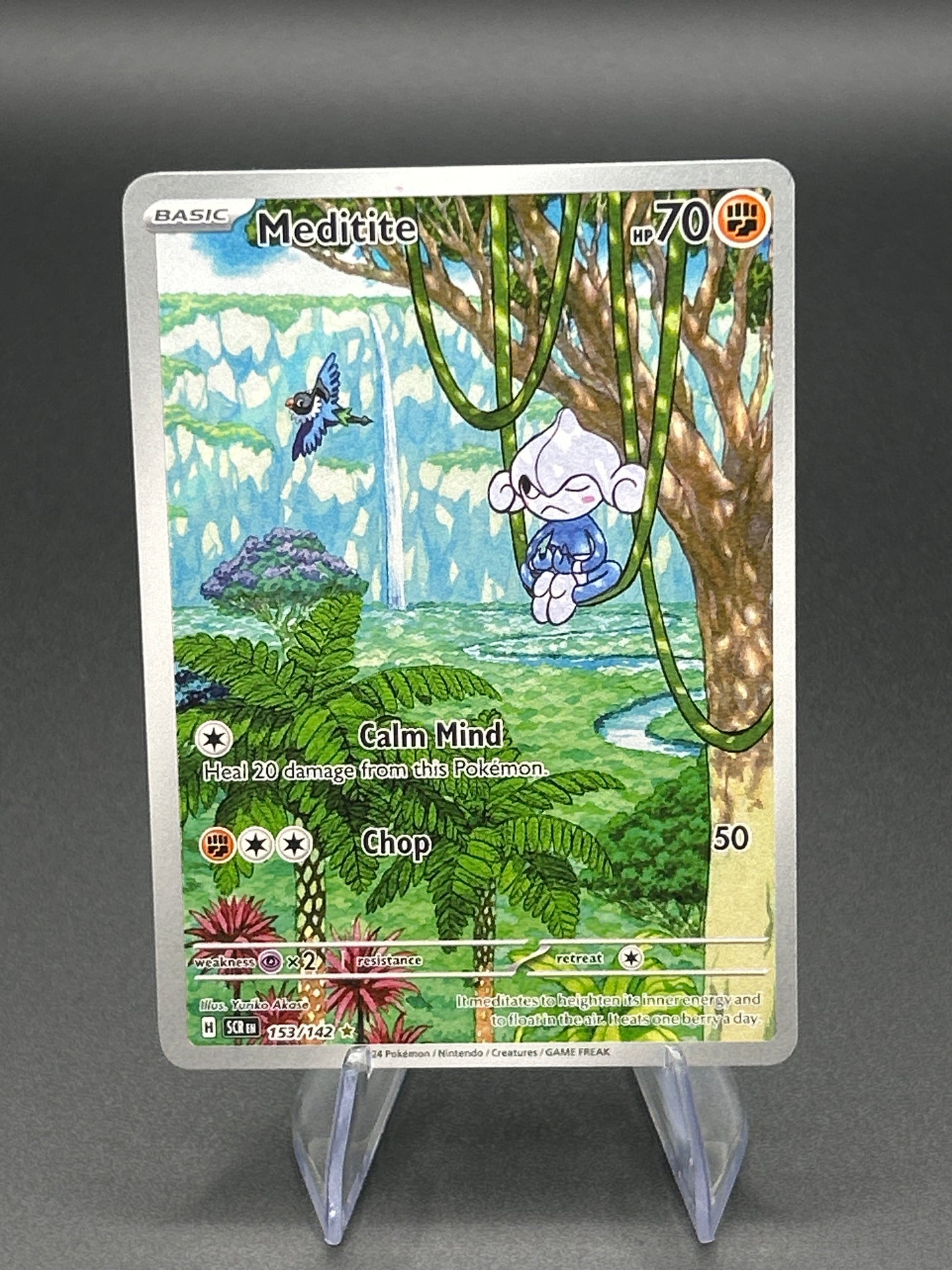Pokémon TCG: 2024 Meditite - 153/142 - SV07: Stellar Crown