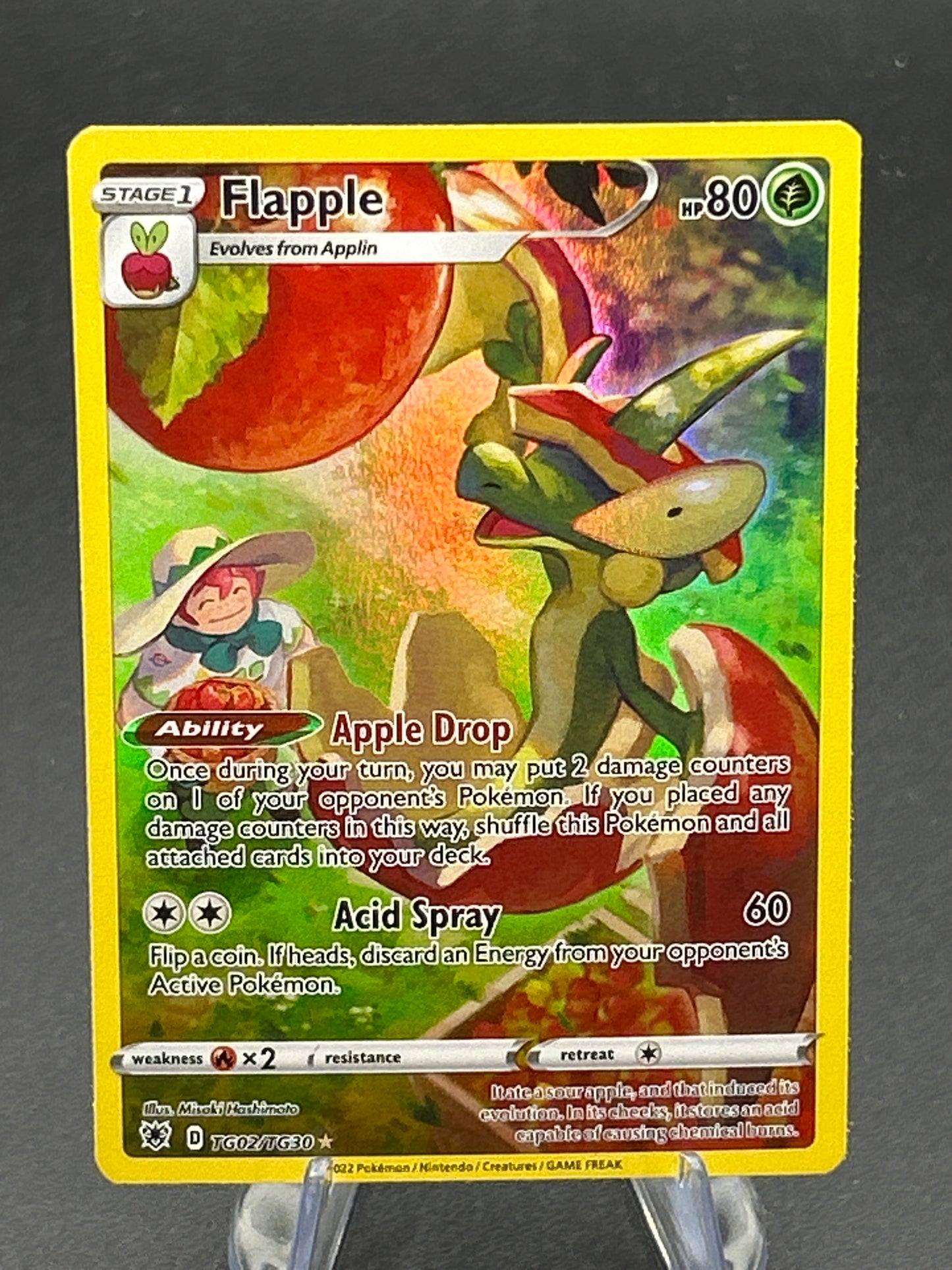 Pokémon TCG: Flapple - TG02/TG30 - Astral Radiance Trainer Gallery