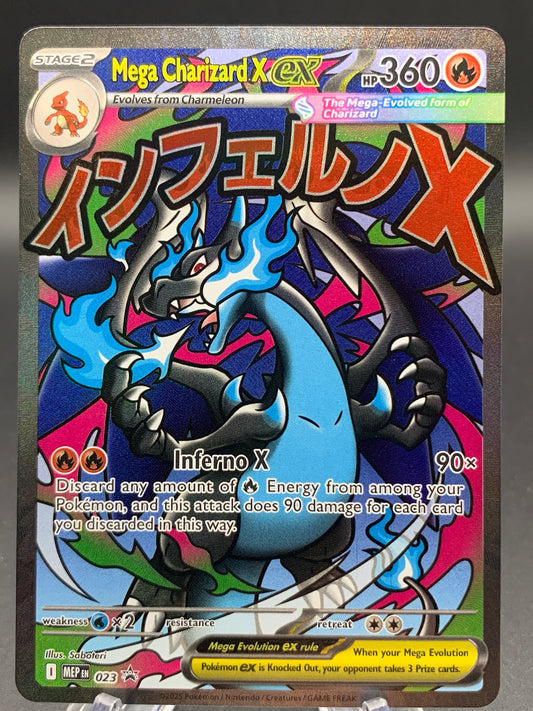 Pokémon TCG: 2025 Mega Charizard X ex - #023 - MEP: Mega Evolution Promo