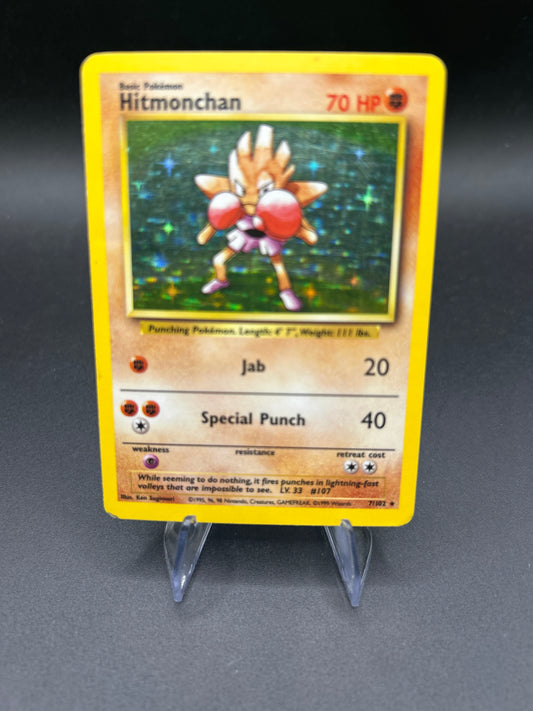 Pokémon TCG: 1999 - Hitmonchan 7/102 - Base Set Holo - Dmg
