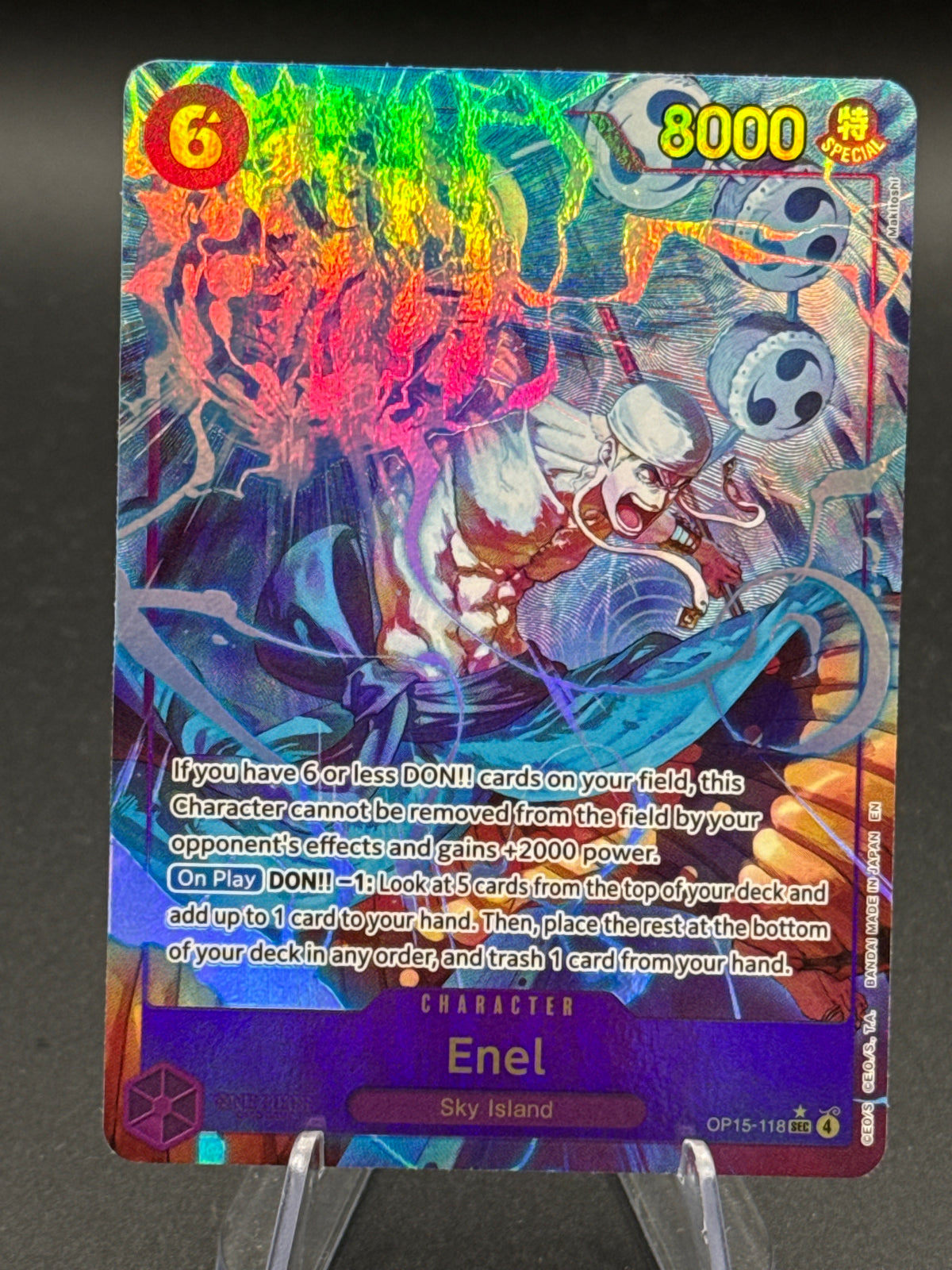 One Piece TCG: Enel OP15-118 - Adventure on Kami's Island