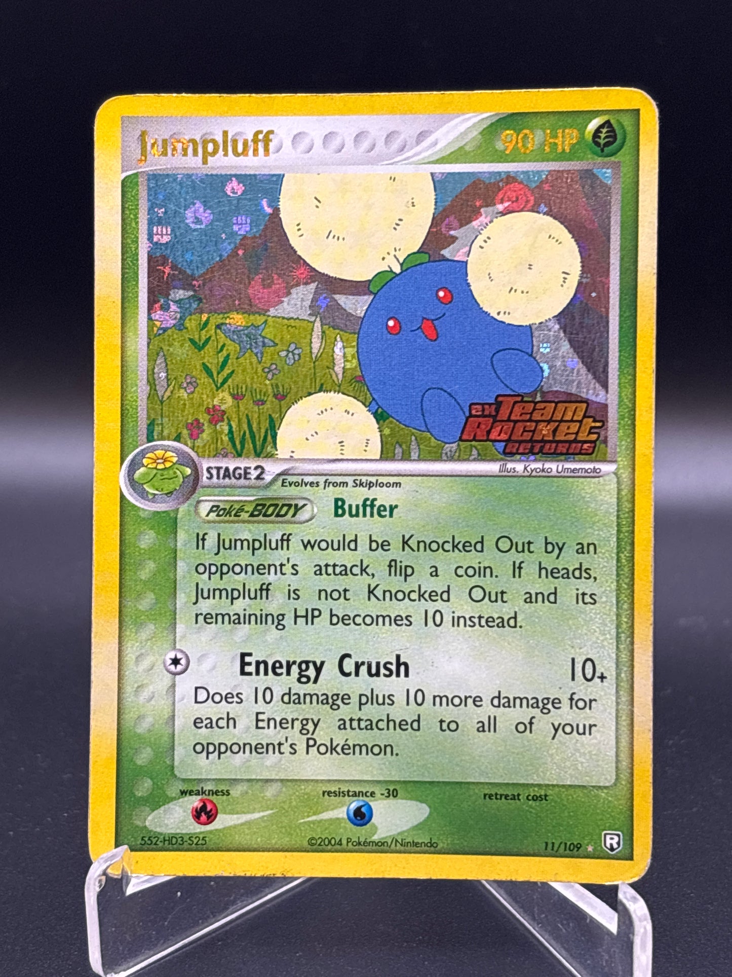 Pokémon TCG: Jumpluff 11/109 Team Rocket Returns Reverse Holo