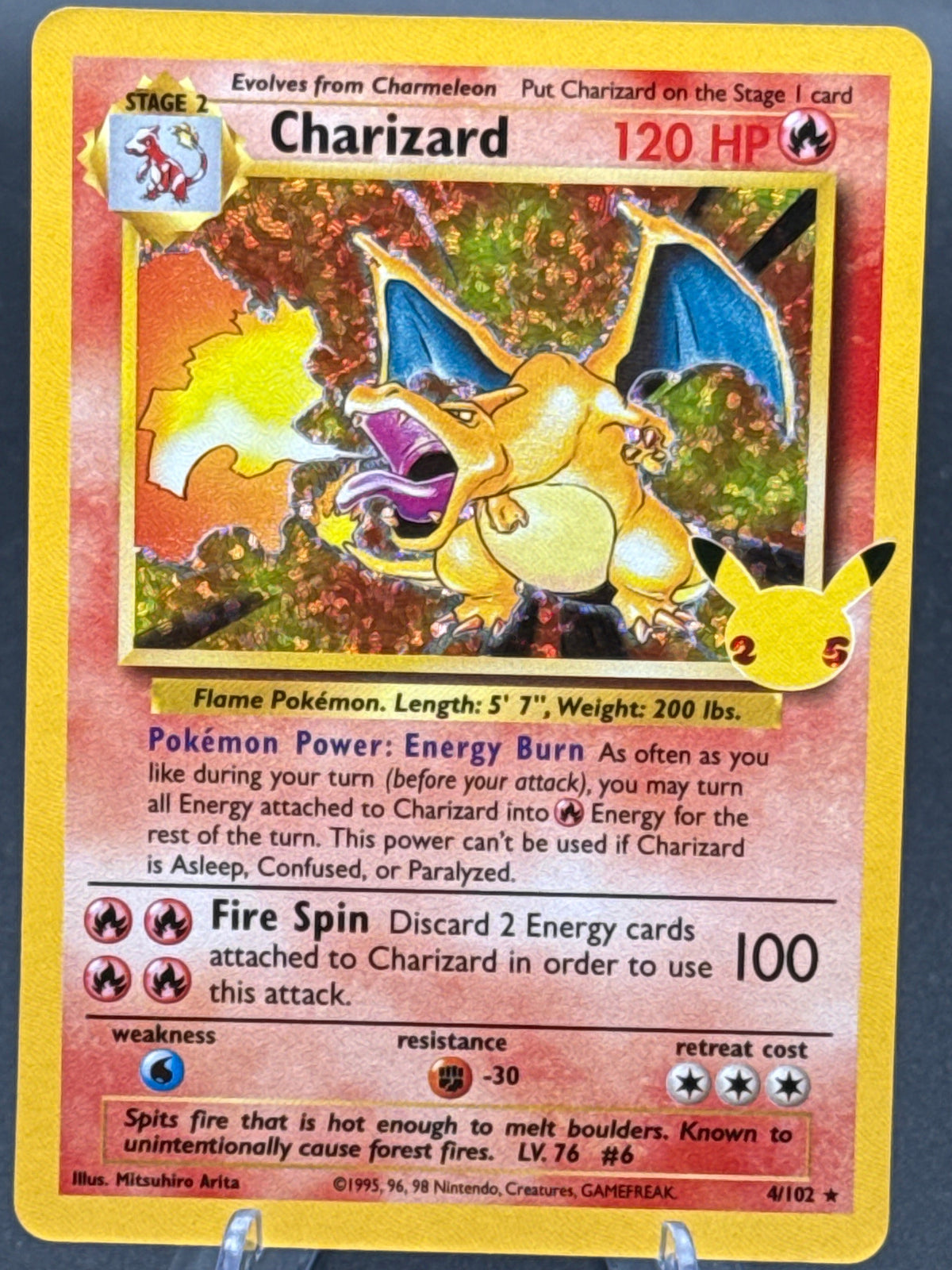 Pokémon TCG: 1999 Charizard - 4/102 - Celebrations: Classic Collection