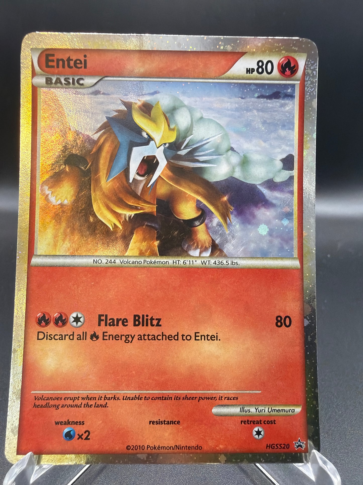 Pokémon TCG: 2010 Entei - HGSS20 - HGSS Promos