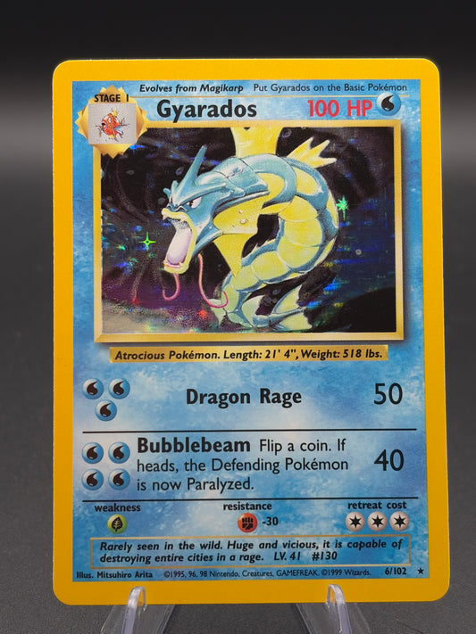 Pokémon TCG: Gyarados 6/102 Base Set LP/MP