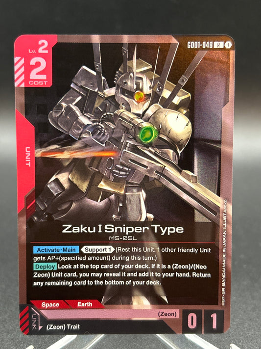 Gundam TCG: Zaku I Sniper Type - Newtype Rising (GD01)