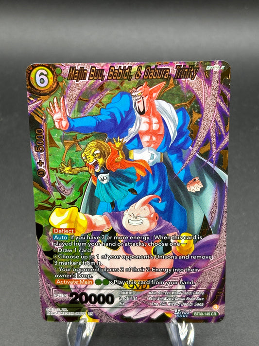 Dragon Ball TCG: 2026 Majin Buu, Babidi, & Dabura, Trinity - Three Glorious Fighters (BT30-145 CR)