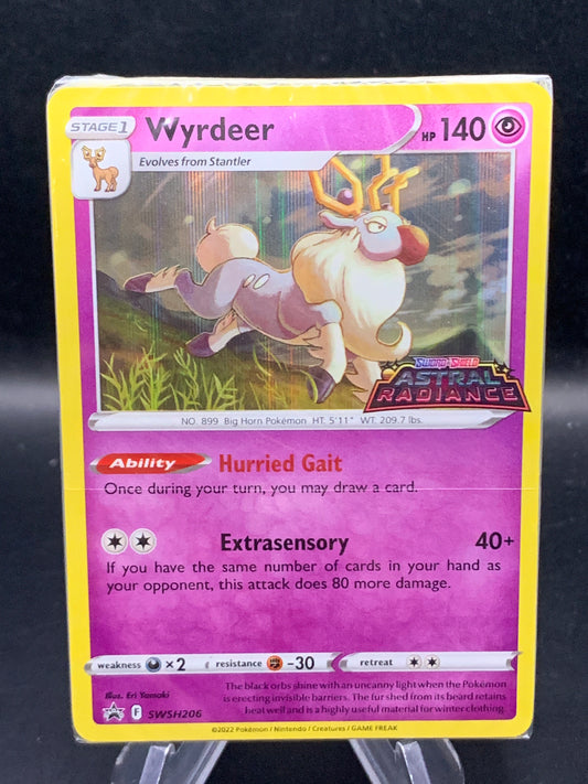 Pokémon TCG: 2022 Wyrdeer SWSH206 SWSH: Astral Radiance Prerelease (Sealed)