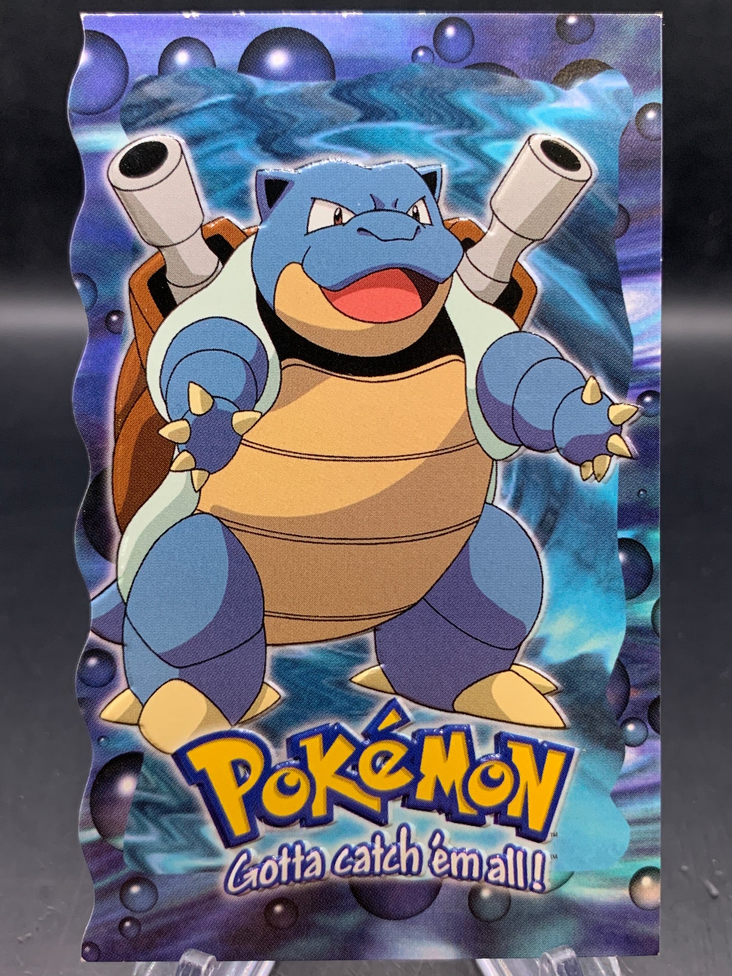 Pokémon: 1998 #09 Blastoise - 9 of 12 - Topps Trading Cards Die-Cut