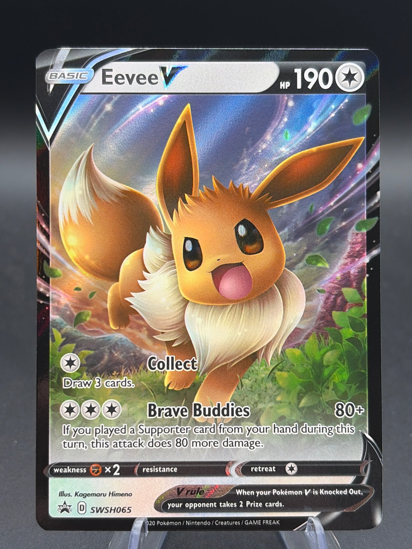 Pokemon TCG: 2020 Eevee V - SWSH065 - SWSH: Sword & Shield Promo Cards (SWSD)