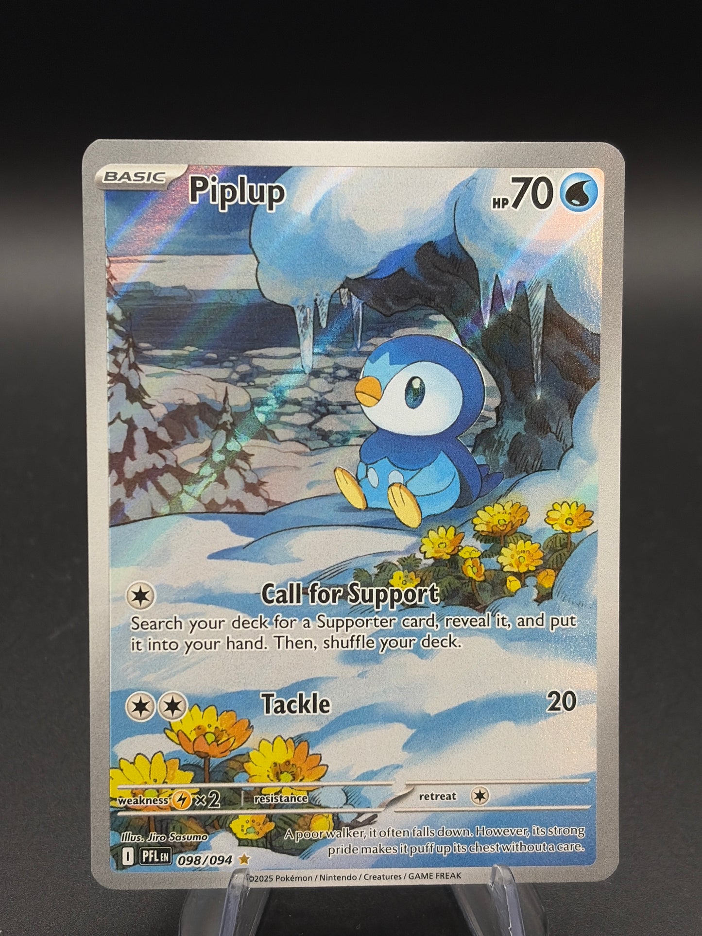 Pokémon TCG: 2025 Piplup - 098/094 - PFL: Phantasmal Flames