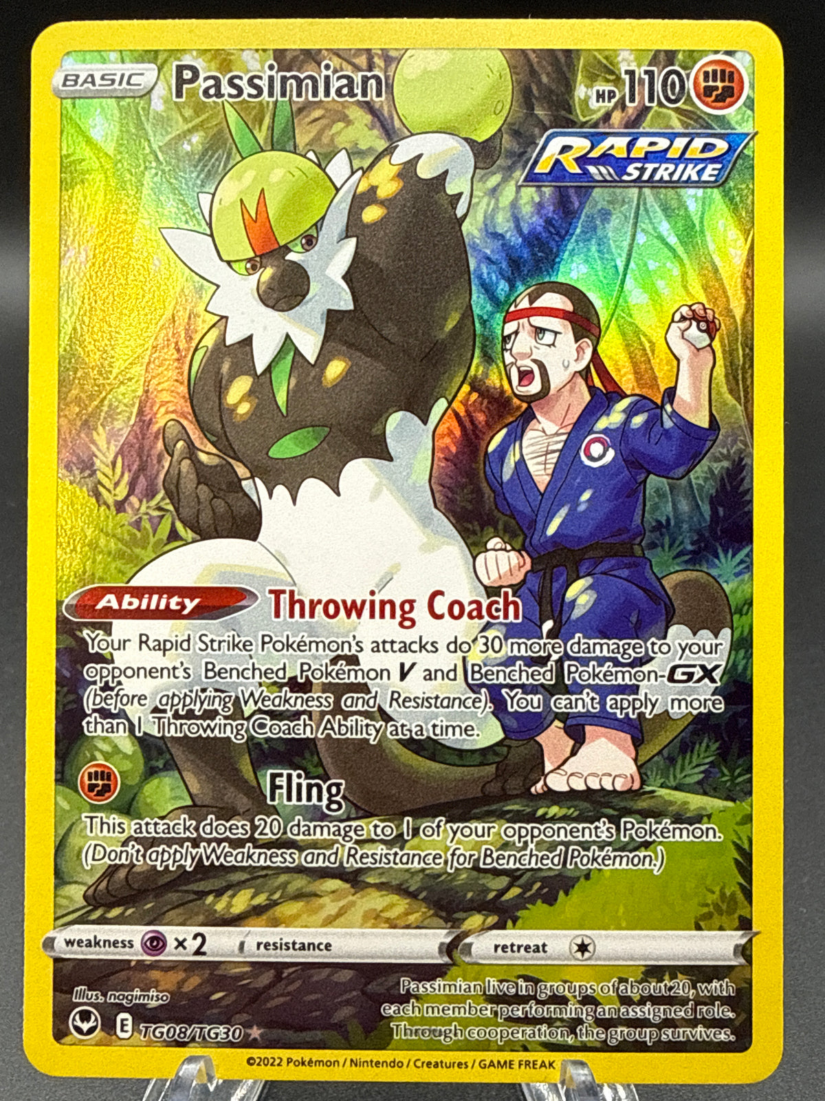 Pokémon TCG: 2022 Passimian - TG08/TG30 - SWSH12: Silver Tempest Trainer Gallery