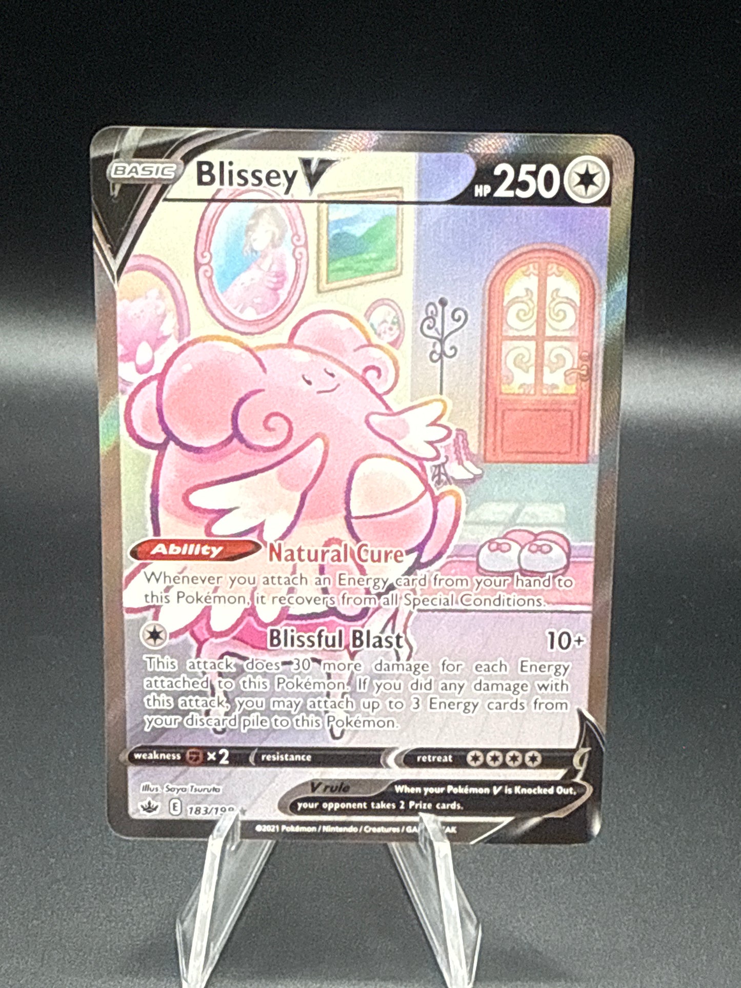 Pokémon TCG: 2021 - Blissey V - 183/198 - SWSH: Chilling Reign