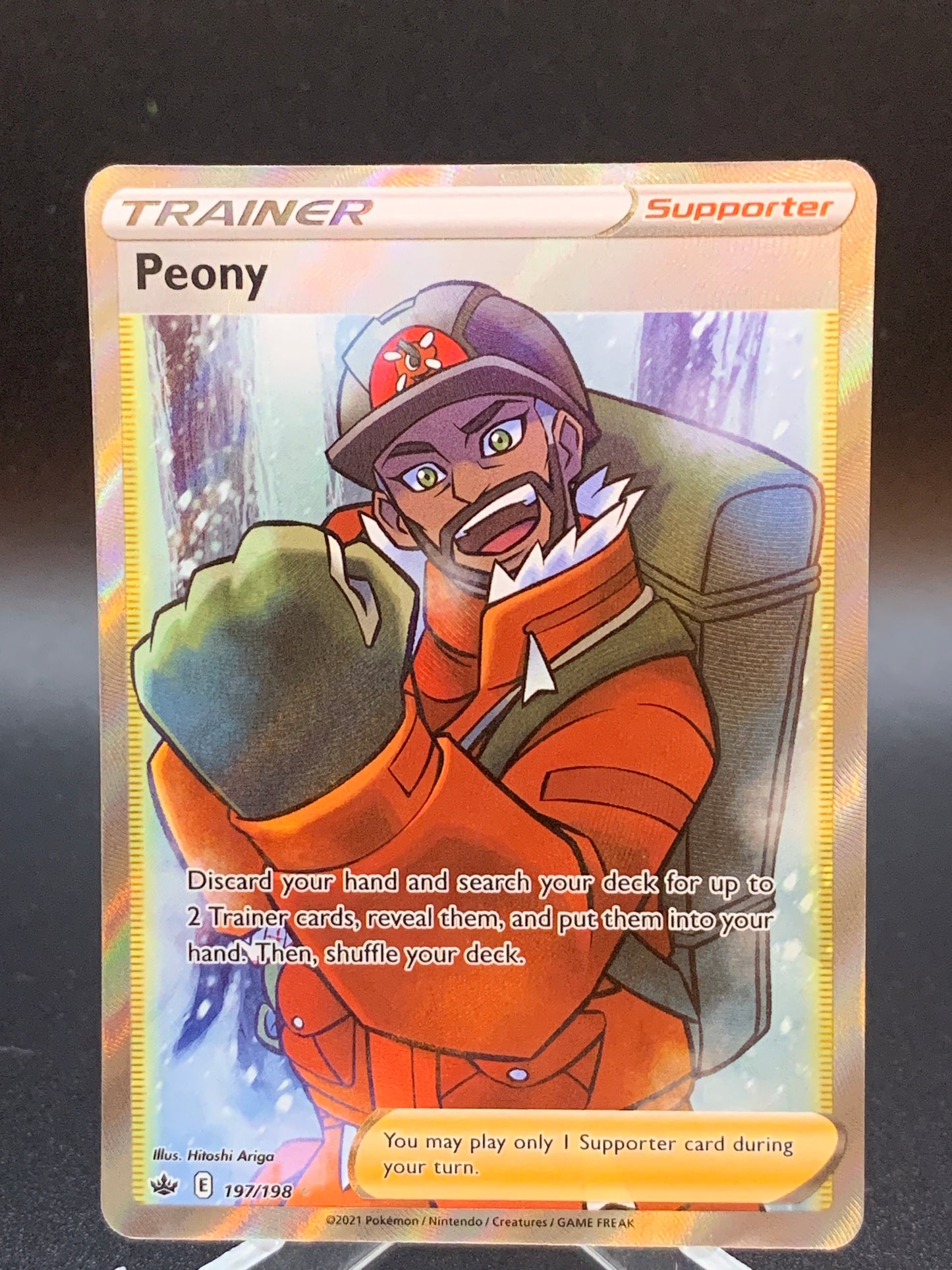 Pokémon TCG: 2021 Peony 197/198 S&S: Chilling Reign