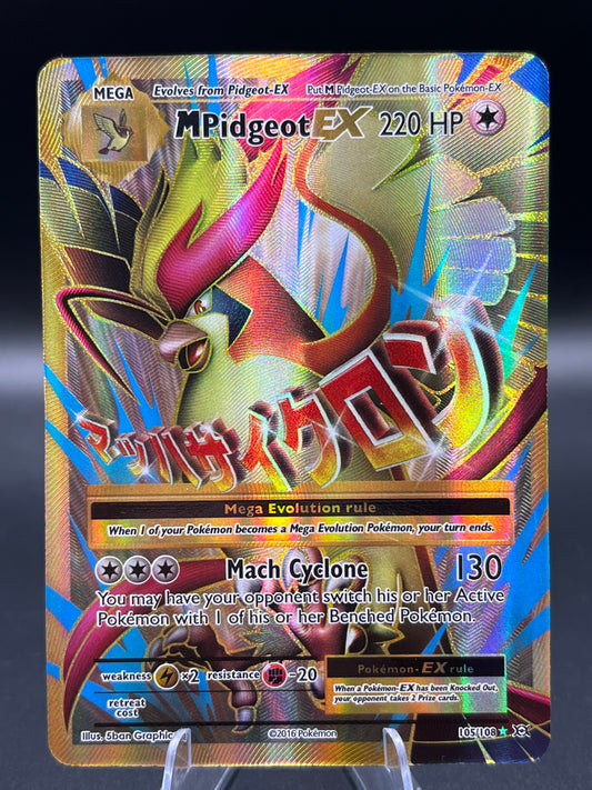 Pokémon TCG: 2016 M Pidgeot EX - 105/108 - XY: Evolutions