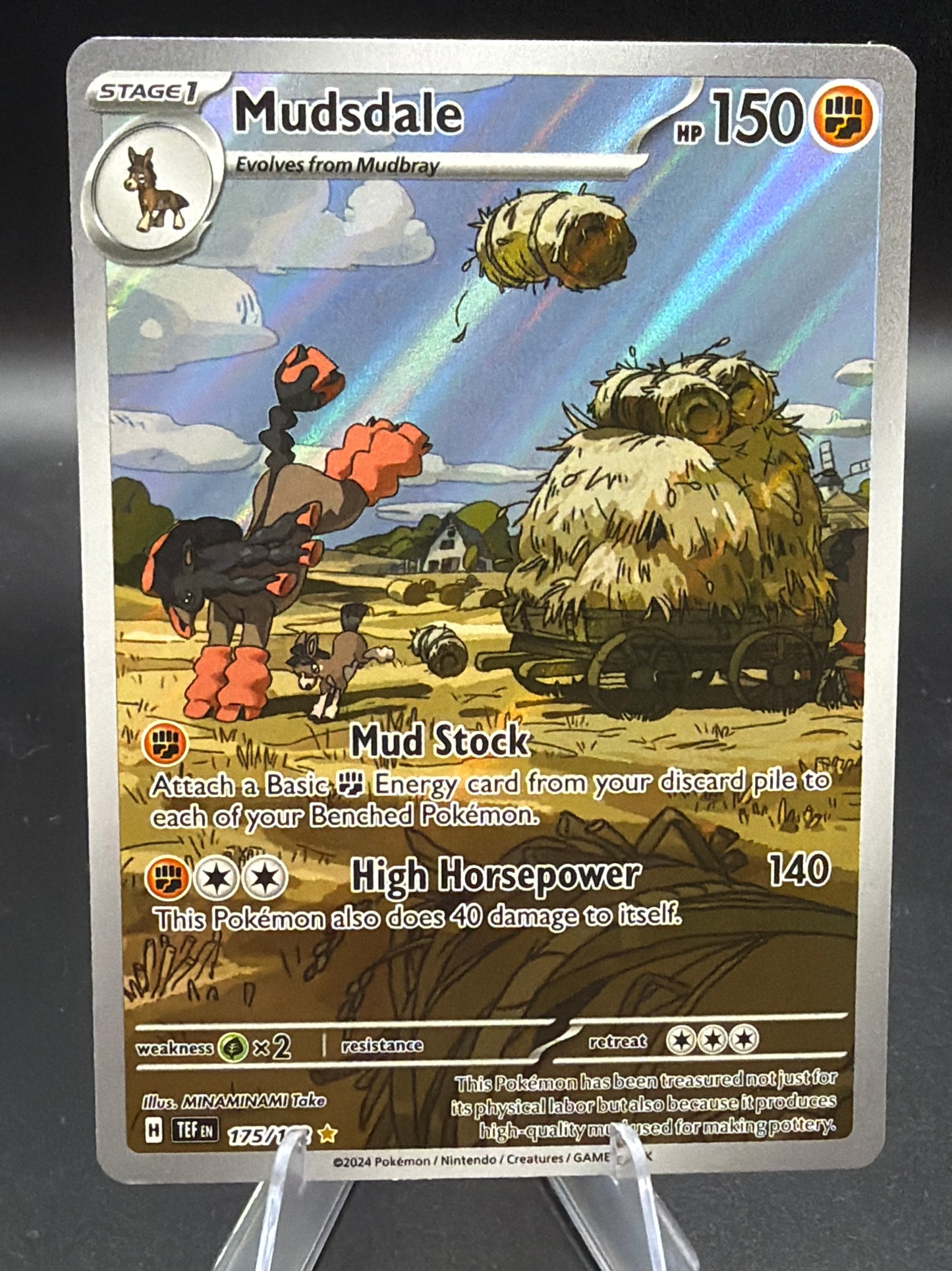Pokémon TCG: 2024 Mudsdale - 175/162 S&V: Temporal Forces