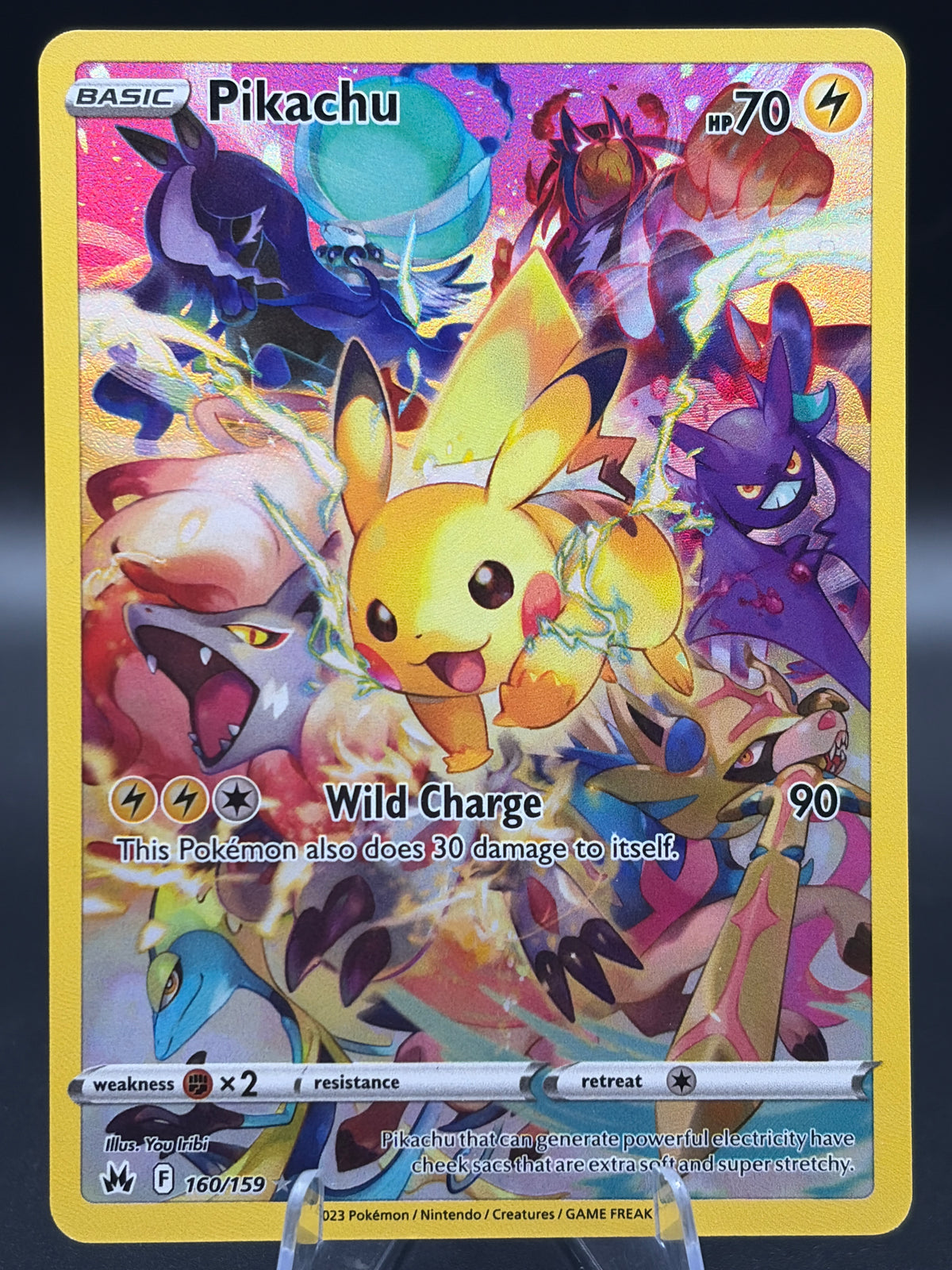Pokémon TCG: 2023 Pikachu - 160/159 - SWSH: Crown Zenith