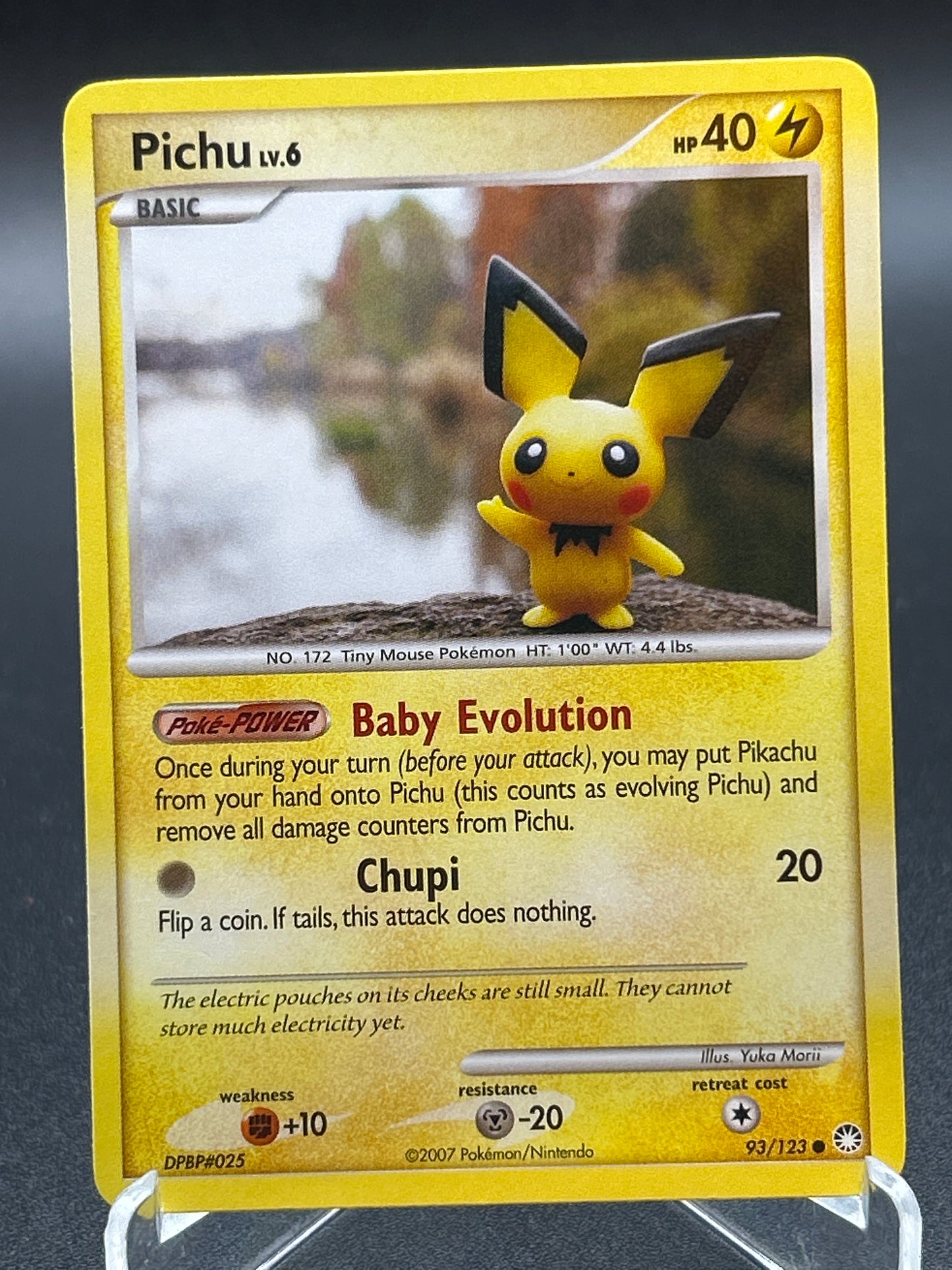 Pokémon TCG: 2007 Pichu 93/123 Mysterious Treasures