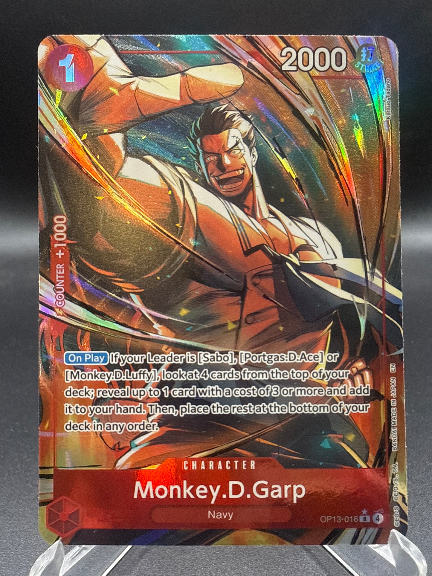 One Piece TCG: Monkey.D.Garp (Alternate Art) - OP13-016 - Carrying On His Will (OP13)