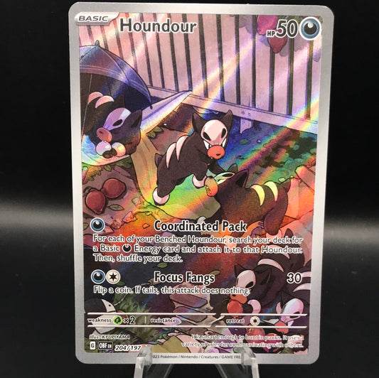 Pokémon TCG: 2023 Houndour 204/197 S&V: Obsidien Flames