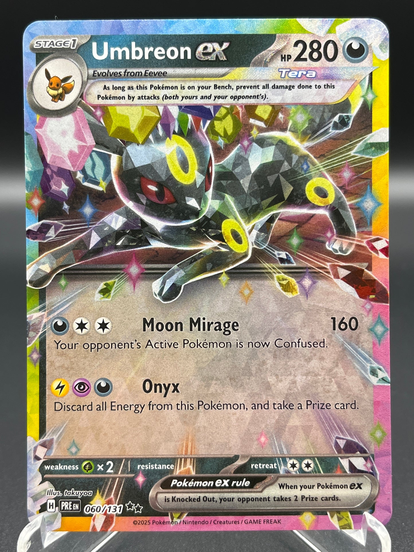 Pokémon TCG: 2025 Umbreon ex - 060/131 - SV: Prismatic Evolutions