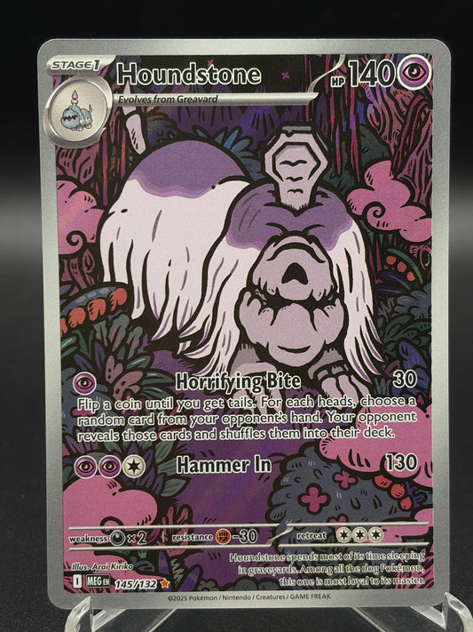 Pokémon TCG: 2025 Houndstone - 145/132 - MEG: Mega Evolution