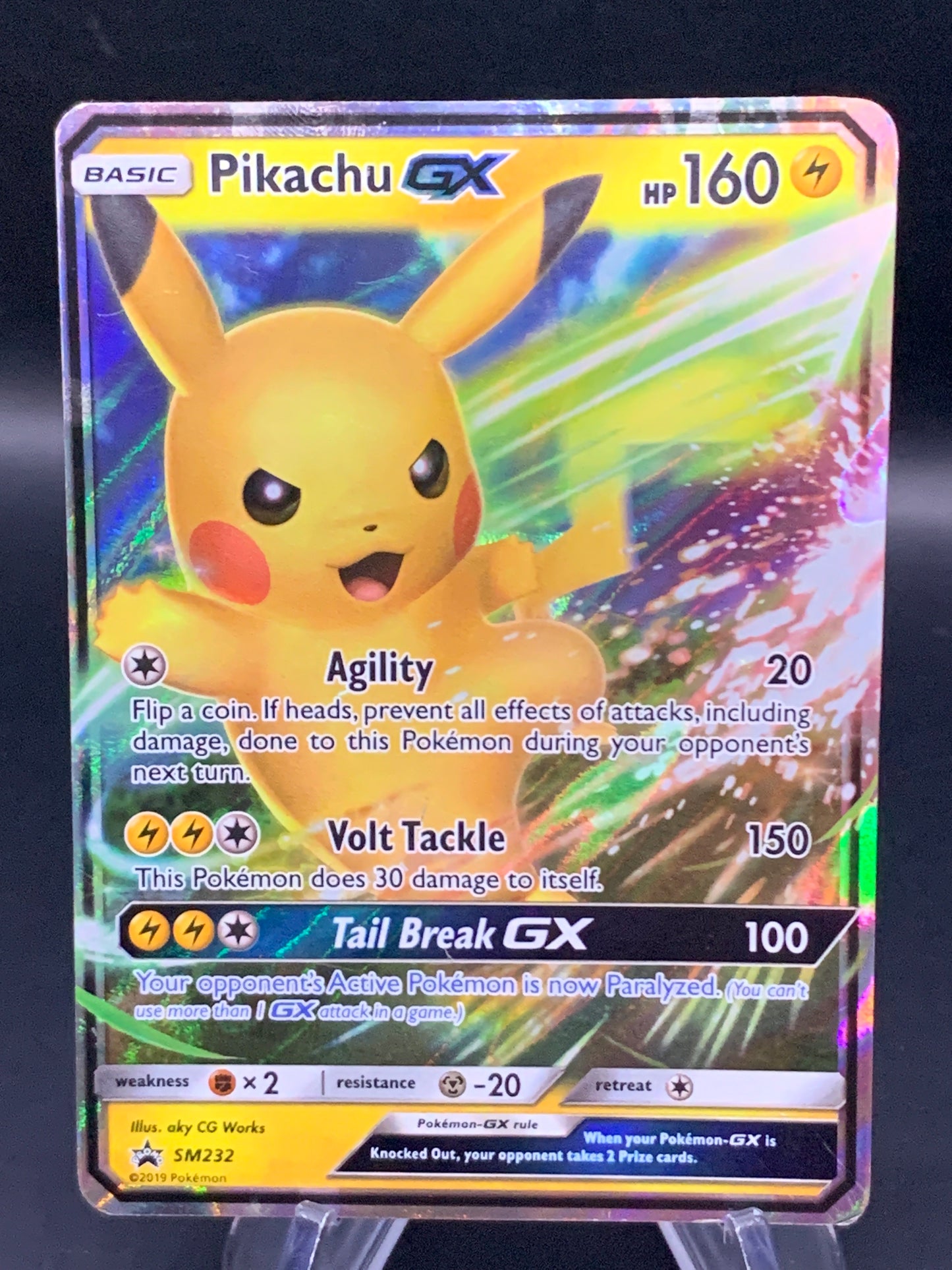 Pokémon TCG: 2019 Pikachu GX - SM232 - S&M: Promos