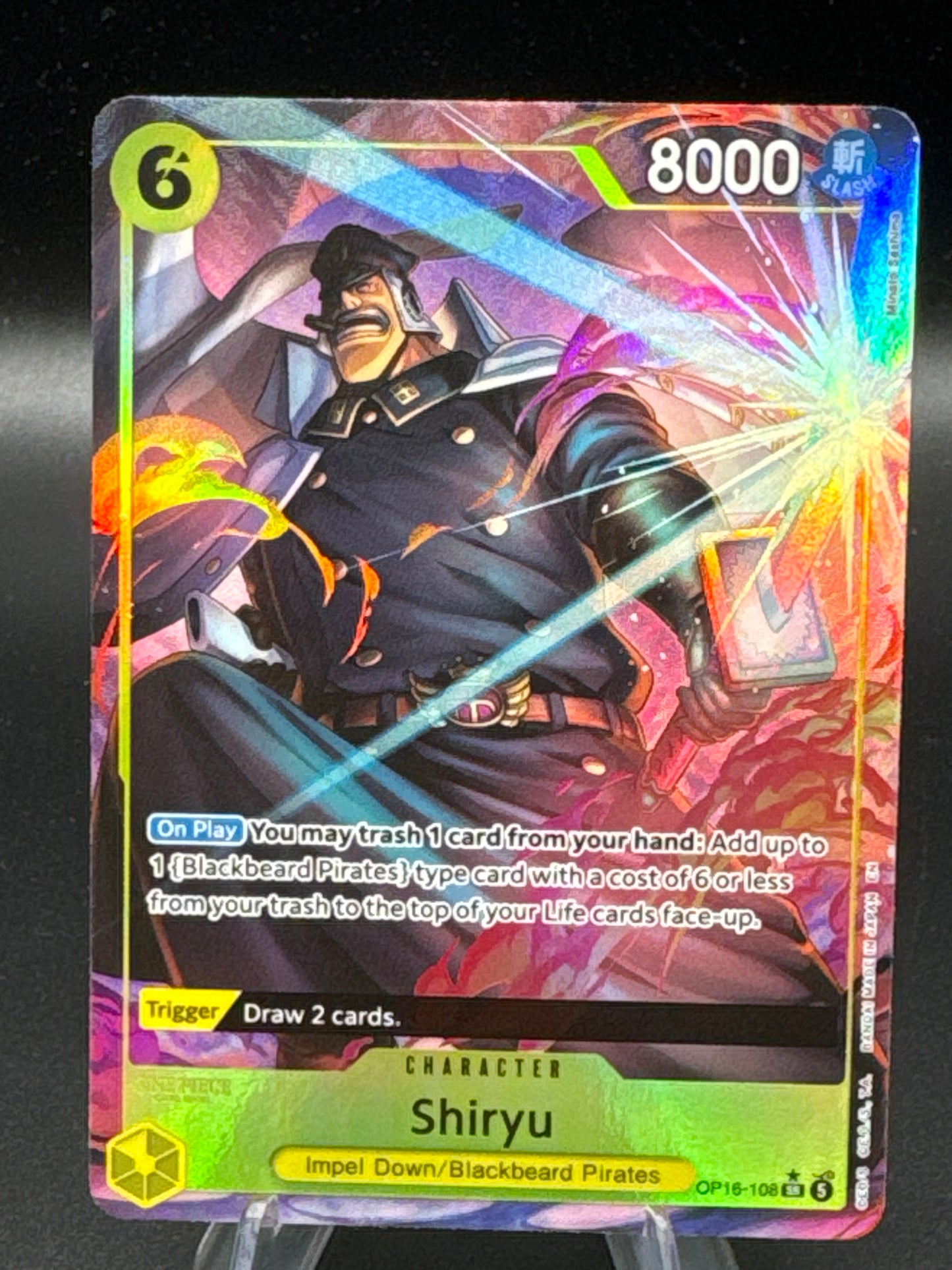 One Piece TCG: Shiryu - OP16-108 - The Time of Battle
