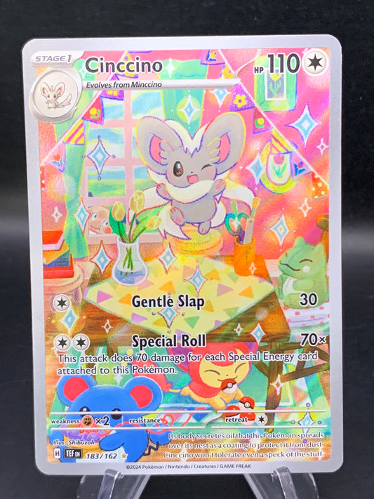 Pokémon TCG: 2024 Cinccino 183/162 SV: Temporal Forces