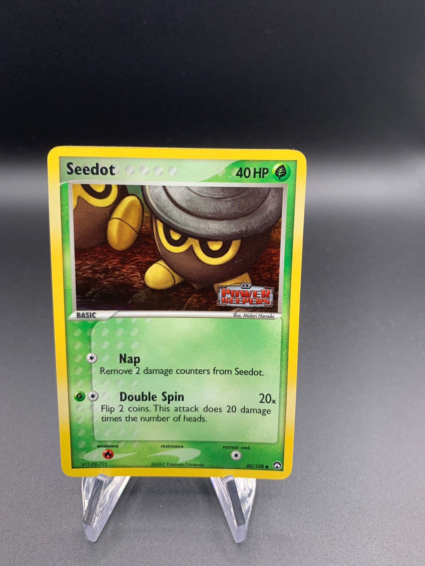 Pokémon TCG: 2007 Seedot - 60/108 - PK: Power Keepers Stamp