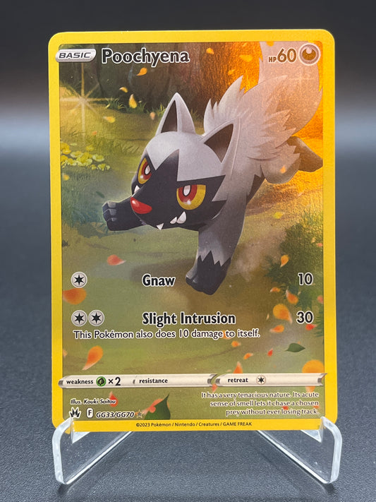 Pokémon TCG: 2023 Poochyena GG33/GG70 SWSH: Crown Zenith Galarian Gallery