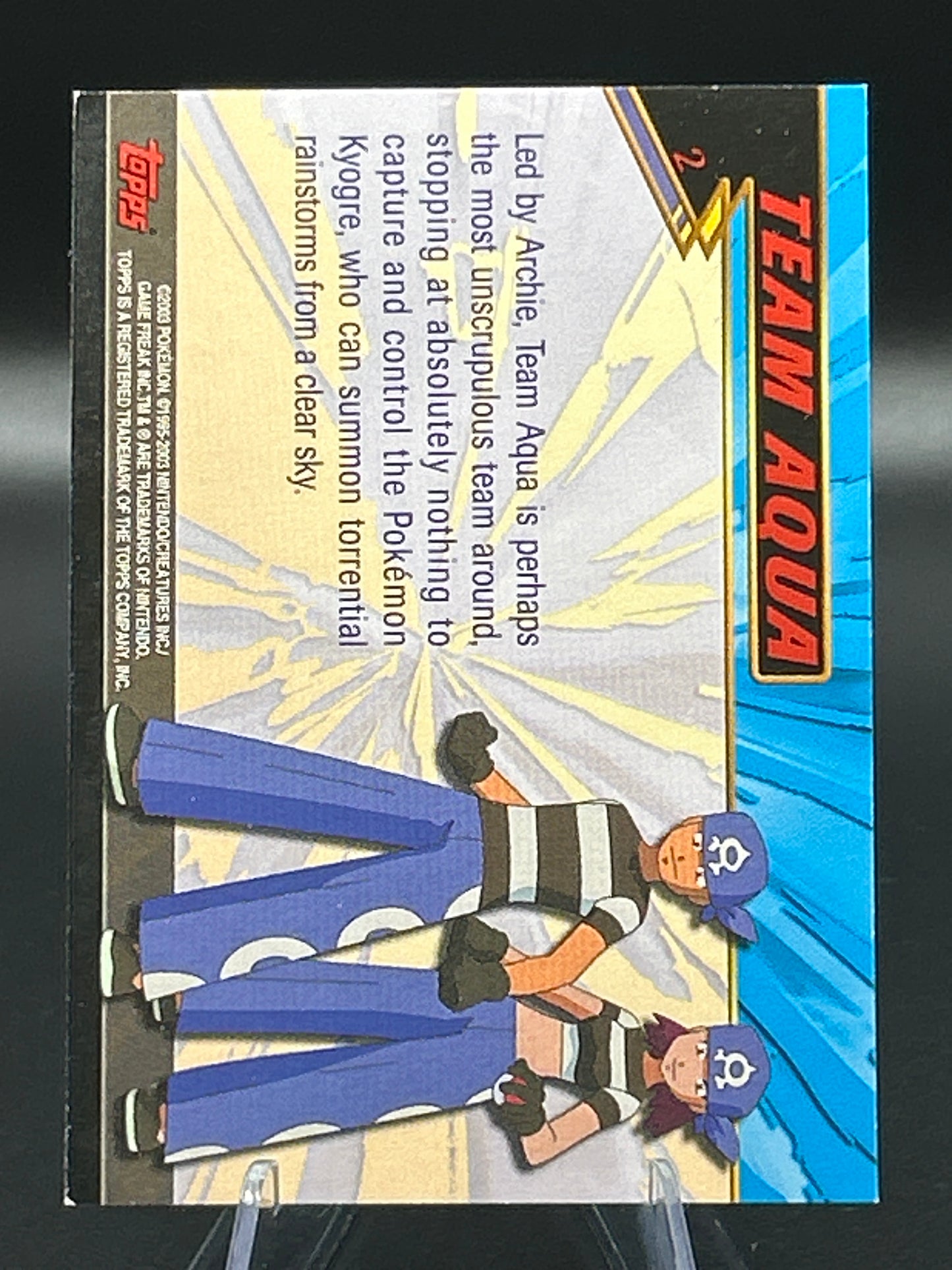 Pokémon TCG: 2003 Topps Team Aqua - Pokémon Advanced