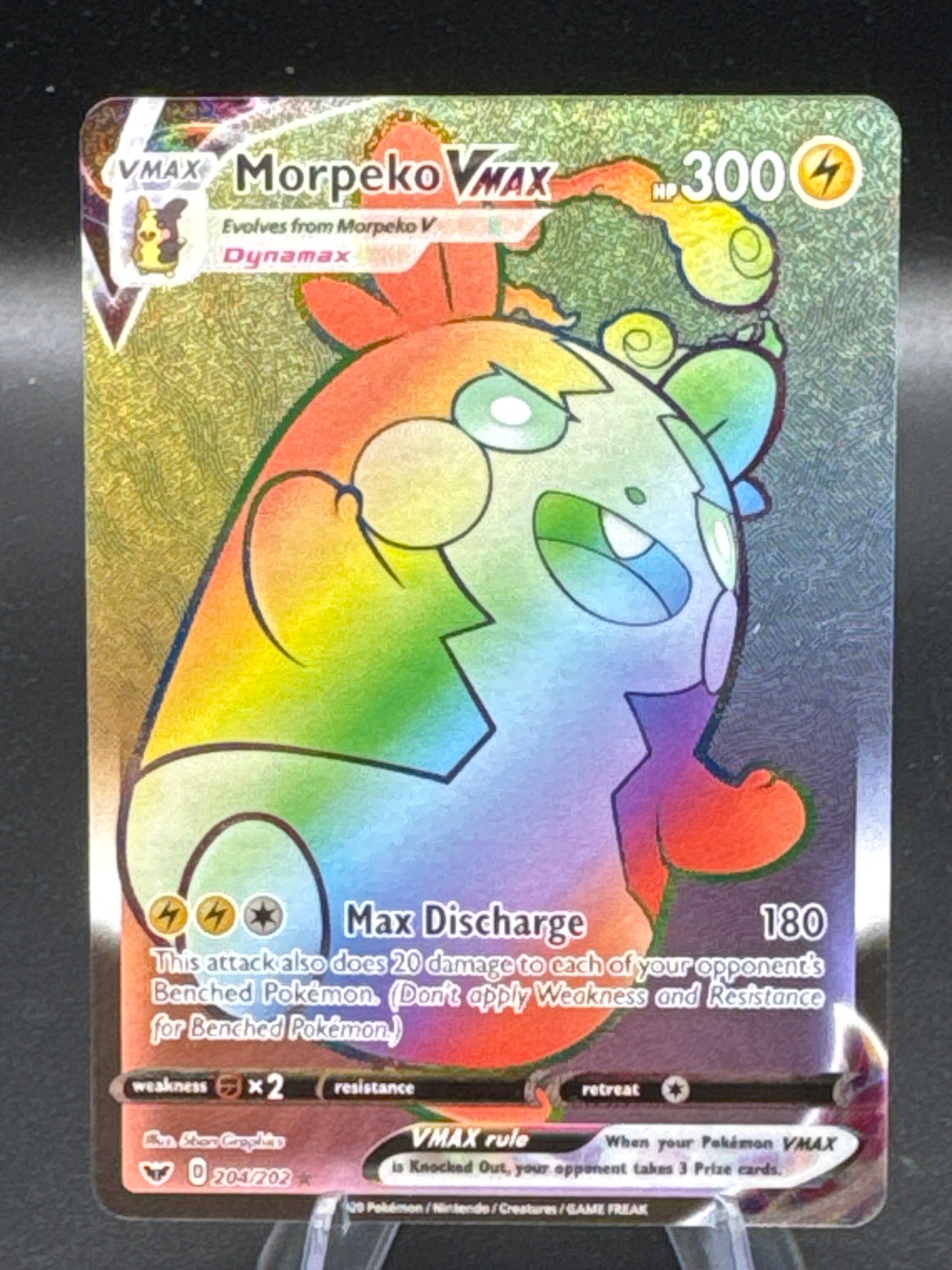 Pokémon TCG: 2020 Morpeko VMAX 204/202 SWSH: Sword & Shield Base Set