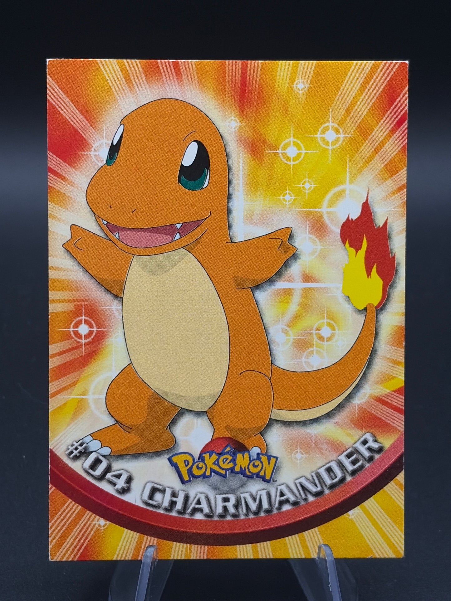 Pokémon: 1999 Pokemon TV Animation Series 1 #04 Charmander Blue Logo -