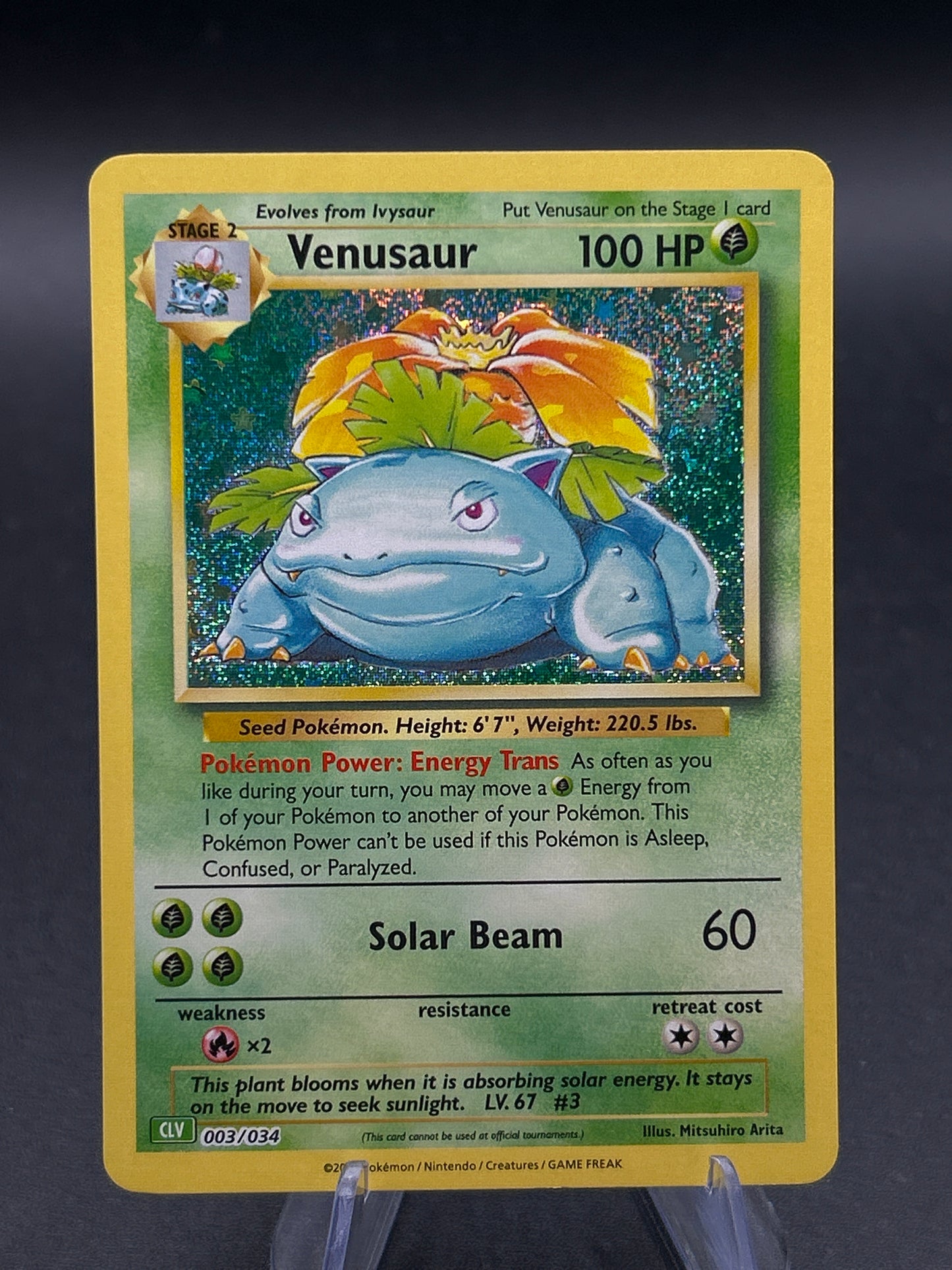 Pokémon TCG: 2023 Venusaur 003/034 CL: Trading Card Game Classic Collection