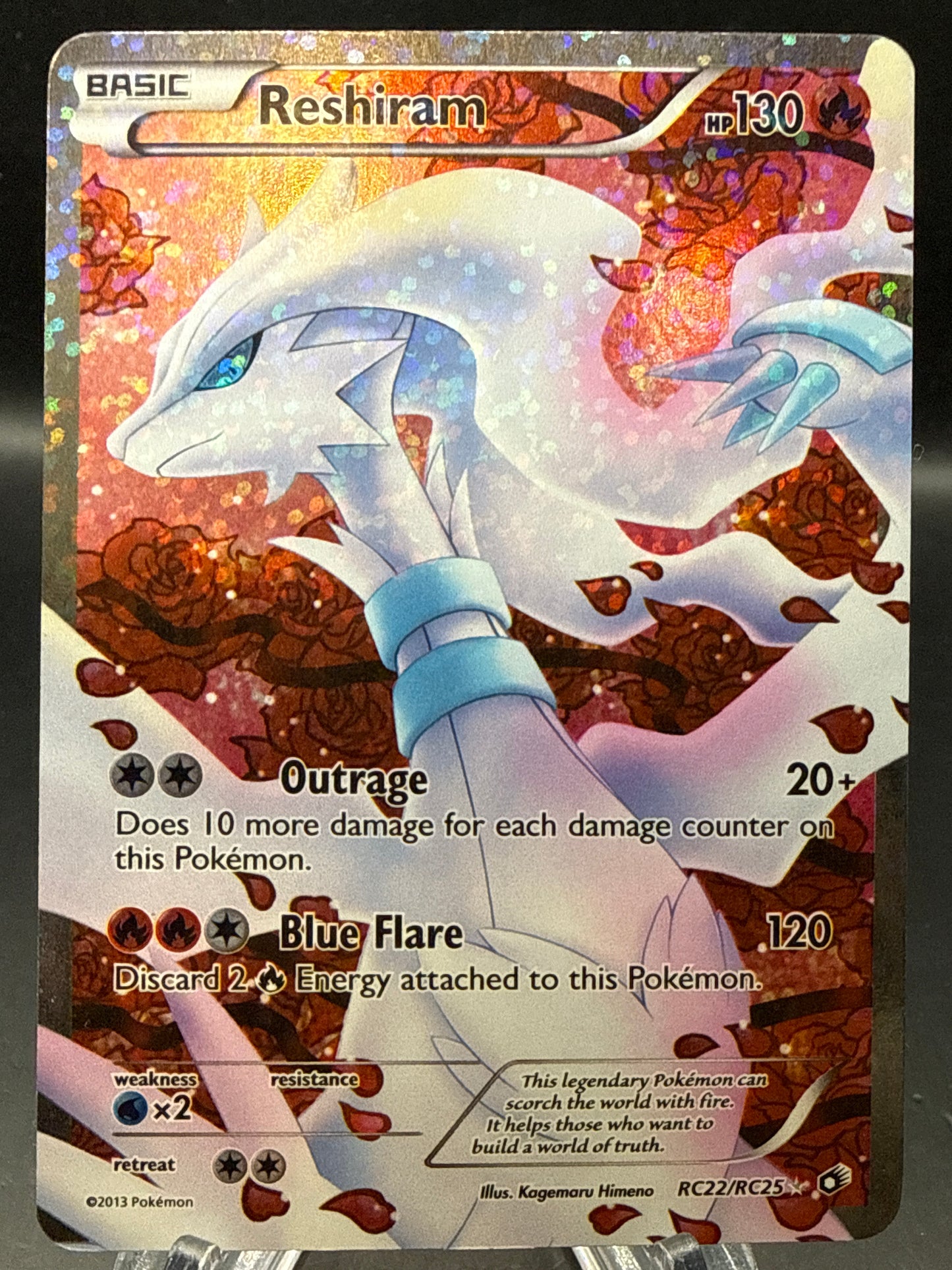 Pokémon TCG: 2013 Reshiram RC22/RC25 B&W: Legendary Treasures