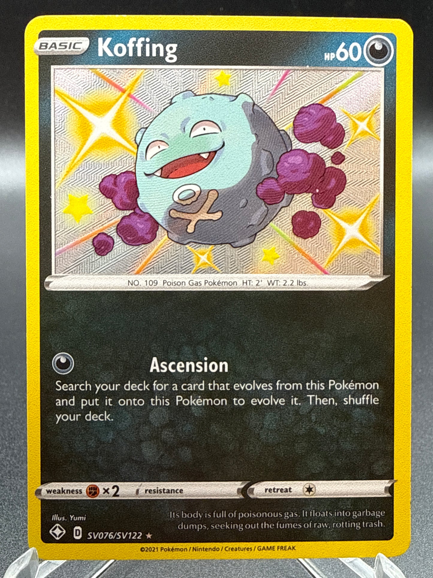 Pokémon TCG: 2021 Koffing SV076/SV122 S&S: Shinning Fates